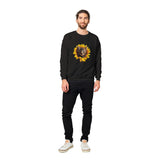 Sudadera Unisex Estampado de Gato "Miau Solar" Michilandia