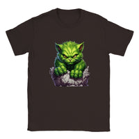 Camiseta unisex estampado de gato 