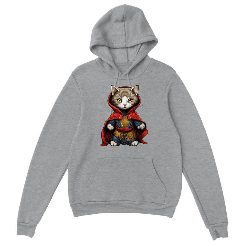 Sudadera con capucha unisex estampado de gato "Michi Strange" Gelato