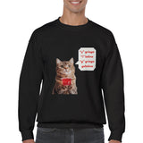 Sudadera Unisex Estampado de Gato "Gelatina" Michilandia