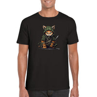 Camiseta unisex estampado de gato "Arrow kitty"