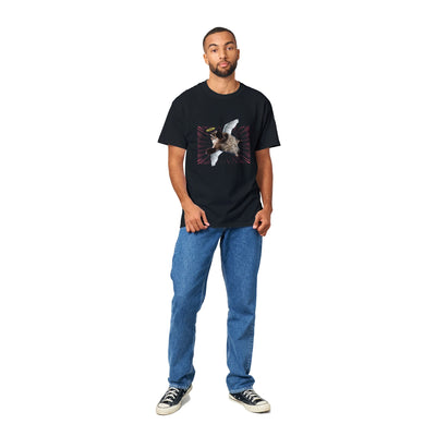 Camiseta Unisex Estampado de Gato "Ángel de Pelaje" Michilandia | La tienda online de los fans de gatos