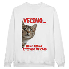 Sudadera Unisex Estampado de Gato 