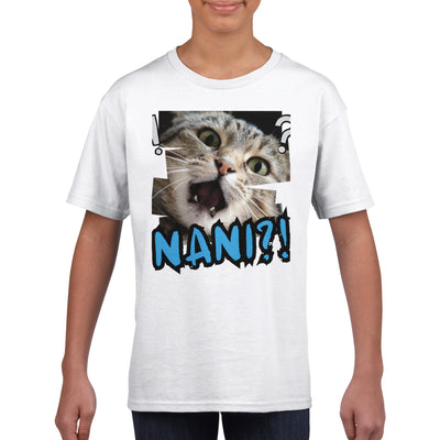 Camiseta Junior Unisex Estampado de Gato 