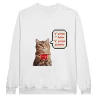 Sudadera Unisex Estampado de Gato "Gelatina" Michilandia