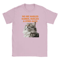 Camiseta Junior Unisex Estampado de Gato "Indignación Felina" Michilandia | La tienda online de los fans de gatos