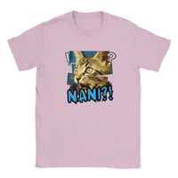 Camiseta Junior Unisex Estampado de Gato "Expresión de Sorpresa" Michilandia | La tienda online de los amantes de gatos