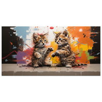 Lienzo de gato "Graffiti Gatuno"