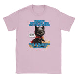 Camiseta Junior Unisex Estampado de Gato "Capa y Travesuras" Michilandia | La tienda online de los fans de gatos