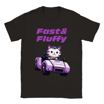 Camiseta unisex estampado de gato 