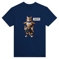 Camiseta Unisex Estampado de Gato "Vegeta Gatuno" Michilandia