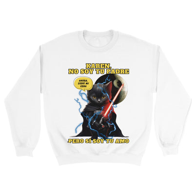 Sudadera unisex estampado de gato "Darth Miau" Michilandia | La tienda online de los amantes de gatos