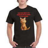 Camiseta Unisex Estampado de Gato "Cita Miau" Michilandia | La tienda online de los fans de gatos