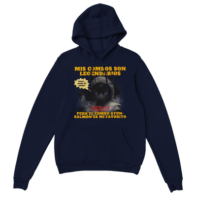 Sudadera con capucha unisex estampado de gato "Noob Catbot" Michilandia | La tienda online de los amantes de gatos