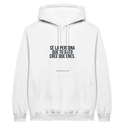 Sudadera con Capucha Unisex Estampado de Gato "Inspiración Gatuna" Michilandia | La tienda online de los fans de gatos