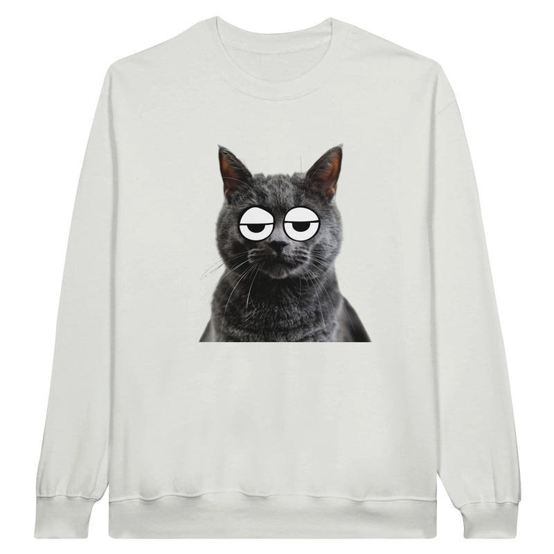 Sudadera Unisex Estampado de Gato "Somnoliento Chartreux" Michilandia