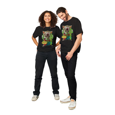 Camiseta Unisex Estampado de Gato "Miau Legendario" Michilandia | La tienda online de los fans de gatos