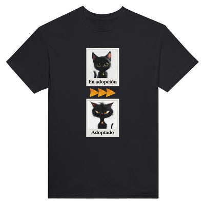 Camiseta Unisex Estampado de Gato 