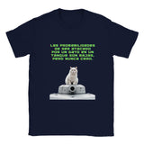 Camiseta unisex estampado de gato "Michi tanque"