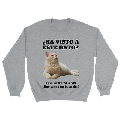 Sudadera Unisex Estampado de Gato "Gato del Día" Michilandia | La tienda online de los fans de gatos