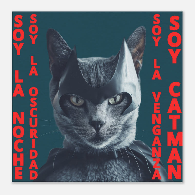 Lienzo de Gato "El Caballero Gatuno" Michilandia