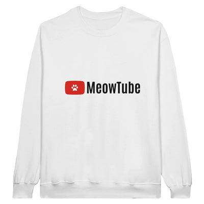 Sudadera Unisex Estampado de Gato "MeowTube" Michilandia | La tienda online de los fans de gatos