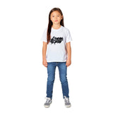 Camiseta Junior Unisex Estampado de Gato "DMZ" Michilandia | La tienda online de los fans de gatos