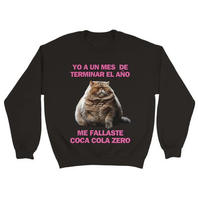 Sudadera Unisex Estampado de Gato 