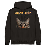 Sudadera con Capucha Unisex Estampado de Gato "Consulta Curiosa" Michilandia | La tienda online de los fans de gatos