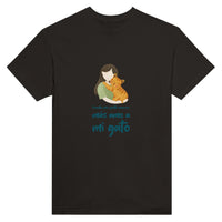Camiseta Unisex Estampado de Gato "Amor Gatuno" Michilandia