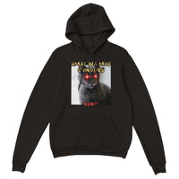 Sudadera con Capucha Unisex Estampado de Gato 