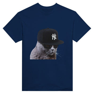 Camiseta Unisex Estampado de Gato "El Swag" Michilandia | La tienda online de los fans de gatos