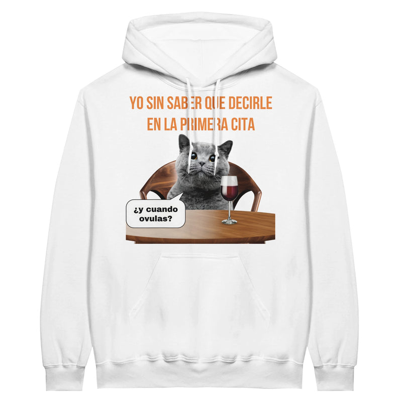 Sudadera con Capucha Unisex Estampado de Gato "Rompehielos" Michilandia