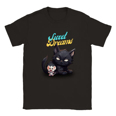 Camiseta unisex estampado de gato 