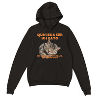 Sudadera con Capucha Unisex Estampado de Gato "Vida de Miau" Michilandia | La tienda online de los fans de gatos