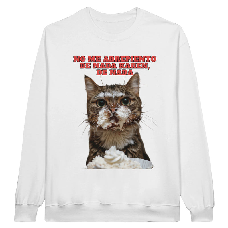 Sudadera Unisex Estampado de Gato "Dulce Travieso" Michilandia | La tienda online de los fans de gatos