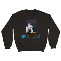 Sudadera Unisex Estampado de Gato 