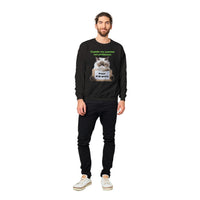 Sudadera Unisex Estampado de Gato "Desinterés Felino" Michilandia | La tienda online de los fans de gatos