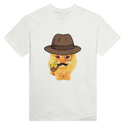 Camiseta Unisex Estampado de Gato "Gentleman Miau" Michilandia