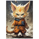 Póster de gato "Michi Super Saiyajin" Gelato