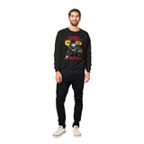 Sudadera unisex estampado de gato "Cazador Nocturno" Michilandia | La tienda online de los amantes de gatos