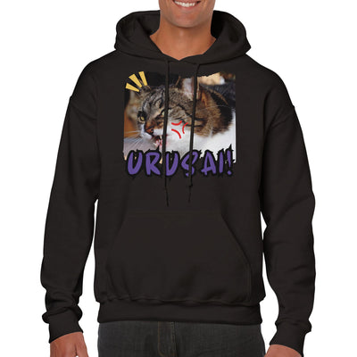 Sudadera con Capucha Unisex Estampado de Gato 