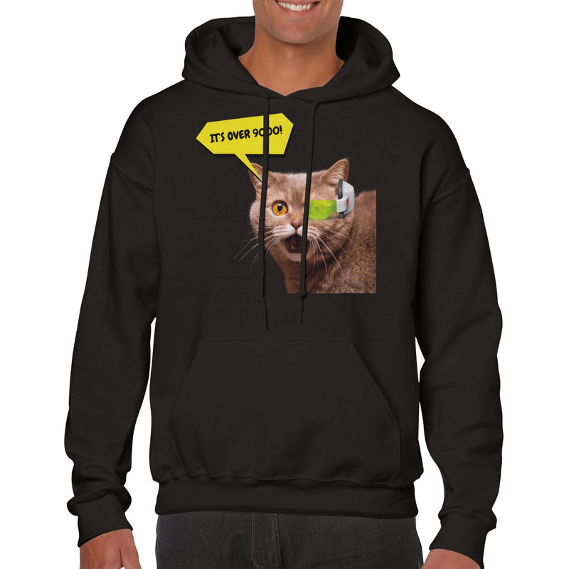 Sudadera con Capucha Unisex Estampado de Gato "9000 Miaus" Michilandia