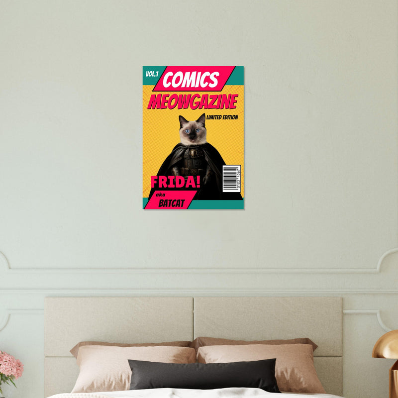 Póster Prémium de Portadas Personalizadas de Revistas de Comics Michilandia | La tienda online de los amantes de gatos