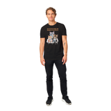 Camiseta unisex estampado de gato "Mundo pacífico" Gelato