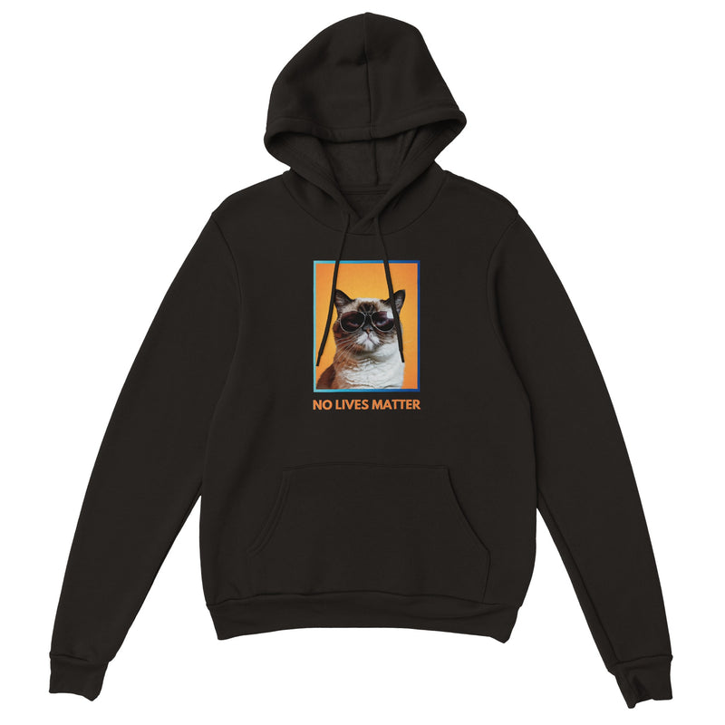 Sudadera con Capucha Unisex Estampado de Gato "Gruñón Sarcástico" Michilandia