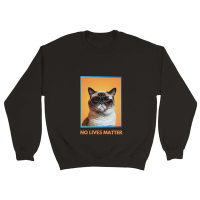 Sudadera Unisex Estampado de Gato "Gruñón Sarcástico" Michilandia