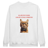 Sudadera Unisex Estampado de Gato "Profecía Peluda" Michilandia