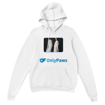 Sudadera con Capucha Unisex Estampado de Gato "Only Paws" Michilandia | La tienda online de los fans de gatos