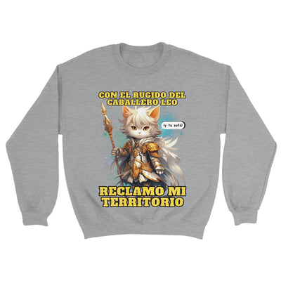 Sudadera unisex estampado de gato "Caballero del Sofá" Michilandia | La tienda online de los amantes de gatos